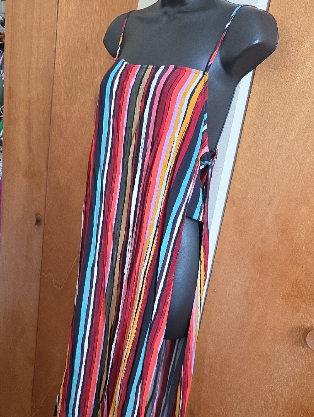 Free People Ruby Striped Multicolor Spaghetti Strap Top - Picture 7 of 11